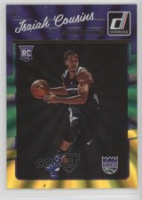 2016-17 Panini Donruss Rookies Green & Yellow Holo Laser Isaiah Cousins #196 e0r