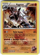 Team Magma's Aggron 14/34 Holo Rare Double Crisis Pokemon MP on eBay