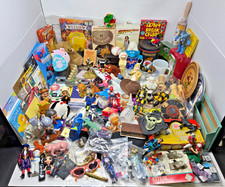 Huge 21 POUNDS Flea Market Reseller LOT Mixed Vintage Toys Games Novelties LOOK