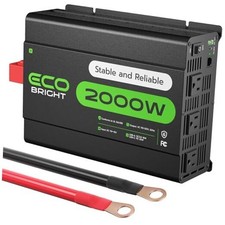 Power Inverter for Vehicles Home Use, DC 12V to AC 110V Voltage 2000W
