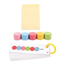 Color Sorting Chips Teaching Aids Color Sorting Game Sequencing Learning