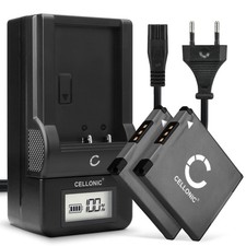 Image of 2x NB-11L NB-11LH Battery & LCD Smart Charger for Canon IXUS 137