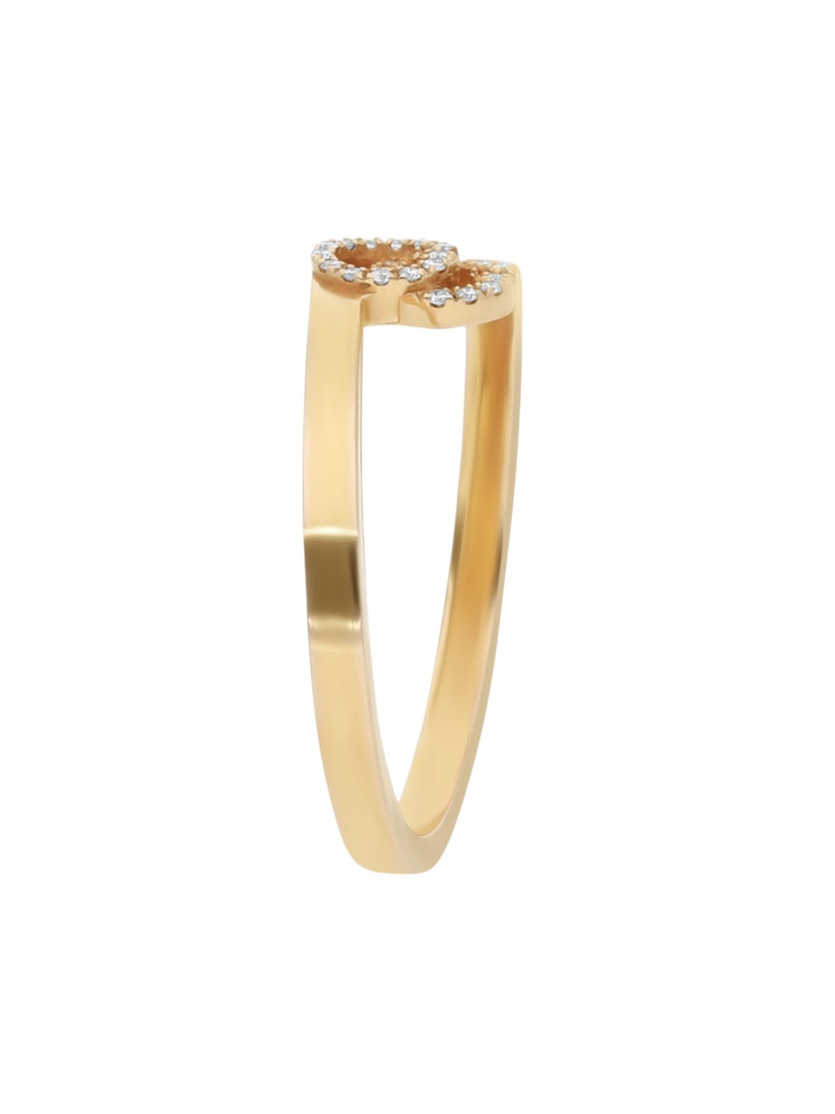 Gucci GG Running 18K Gold and Diamond Ring YBC4571270020 MSRP $1,740 (6.5) thumbnail 2