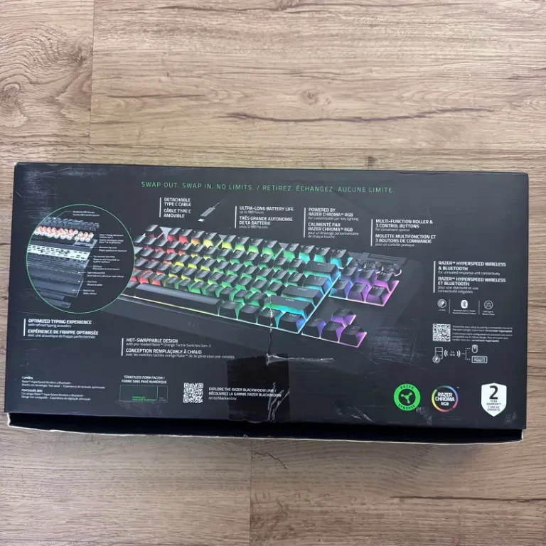 Razer BlackWidow V4 TKL HyperSpeed Wireless Mechanical Switch