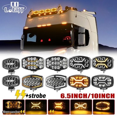 10'' Jumbo Oval LED Fernscheinwerfer Spot licht für Scania Volvo DAF MAN 12V/24V