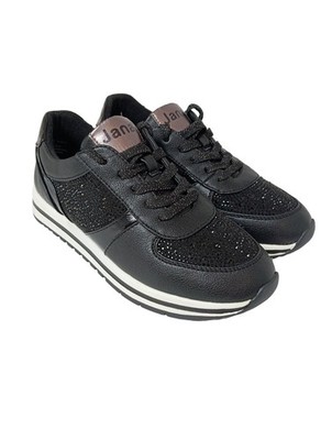 JANA Schnürsneaker Damen Sneaker Gr. DE 37 schwarz Casual-Look