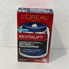 L'Oréal Revitalift Night Moisturizer - 1.7oz Fragrance Free Pressed Night Cream