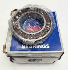 Lot of 3 Sealed NSK 6006DDUC3 Deep Groove bearing 30mm ID, 55mm OD, 13mm W