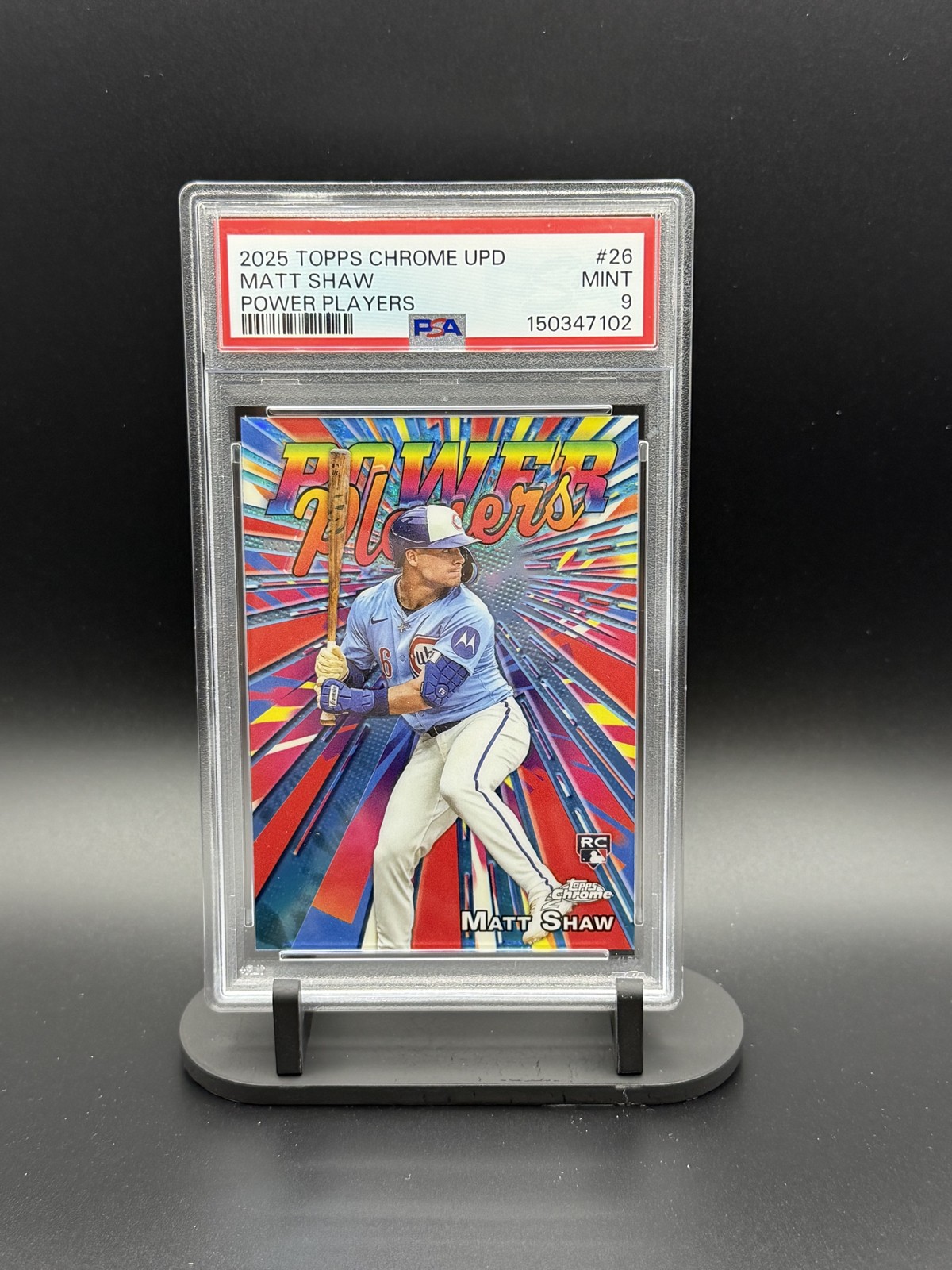 2025 Topps Chrome Update Series - Power Players Matt Shaw #PP-26 (RC)