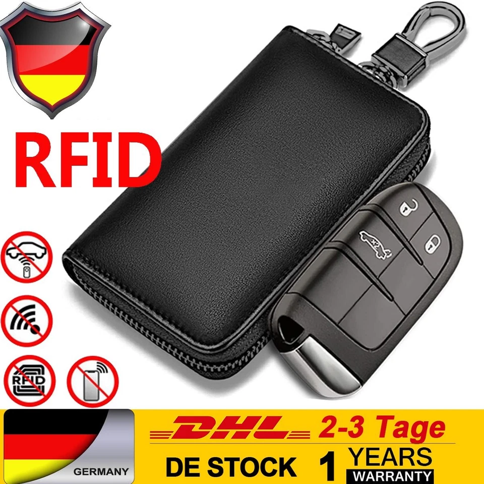 Autoschlüssel Keyless Go Schutz RFID Auto Schlüssel Blocker Etui Hülle Tasche - Bild 3 von 4