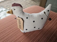 Primitive Style Sack Chicken With Polka Dots From The Hearthside Collective