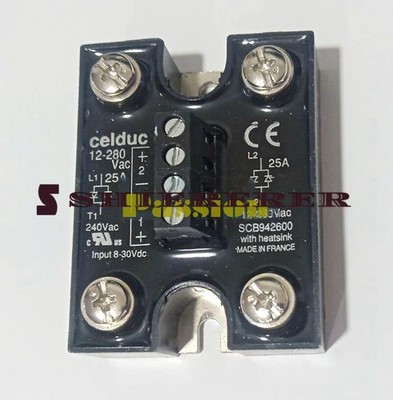 1PCS New For CELDUC Solid State Relay SCB942600 12-280Vac 25A FAST SHIP
