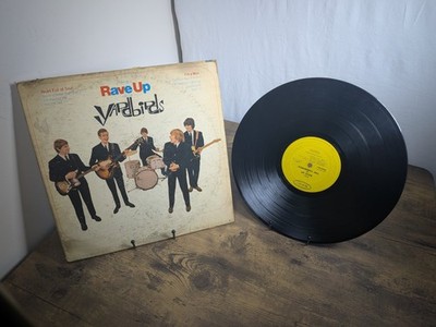 Yardbirds Having A Rave Up LP Epic Yellow Label Vinyl Record Rock