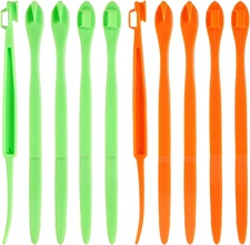 10Pcs Orange Peeler Set, Plastic Orange Peeler Opener Citrus Skin Peelers with L