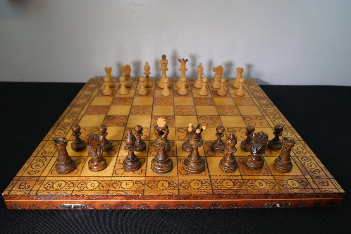 老式国际象棋| eBay