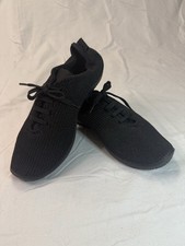 Arcopedico Women's LS black vegan knit lace-up sneaker