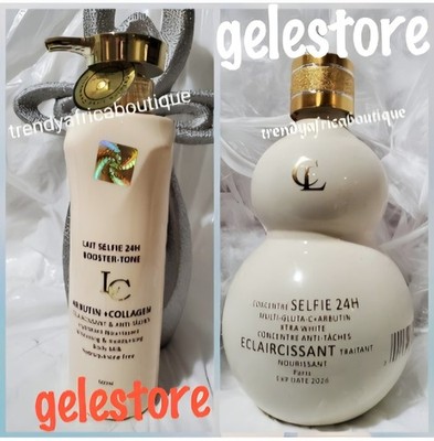 2 pcs. Lait SELFIE 24H  BOOSTER TONE Body milk & serum