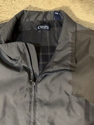 Chaps Brand Men's Classic Fit Full Zip Microfiber Golf Jacket Size 3XL