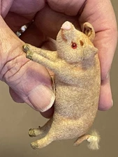 VINTAGE MAX CARL FLOCKED PIG HOG WEST GERMANY MONKEY LABLE