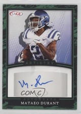 2022 SAGE Artistry Auto Green Mataeo Durant #A-MD Auto 2b2