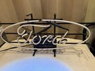 💙Vtg Ford Oval Logo Porcelain Neon Light up Sign For Parts Or Repair