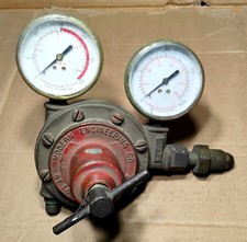 Modern Engineer Vintage Pressure Gage Regulator Welding Gage Gas Gauge Actelyne
