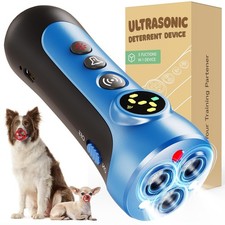 Dog Bark Deterrent Device - 3X Ultrasonic Anti-Bark Device with 5 Adjustable ...