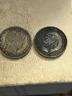 1898 s barber quarter And Italy 1927 Silver 5 Lire Set Of 2
