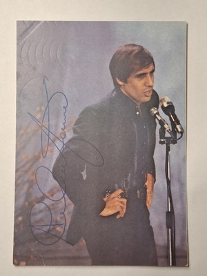Adriano Celentano  100 % original Autogramm auf Karte