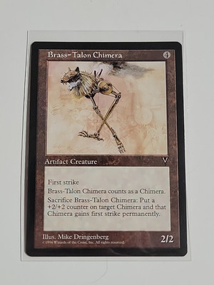 1x Brass-Talon Chimera 1996 Visions Magic Cards, FREE SHIPPING