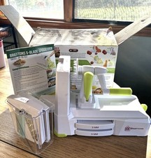Brieftons BR-5B-02 5 Blade Spiralizer Counter Top Vegetable Slicer NEW Sealed