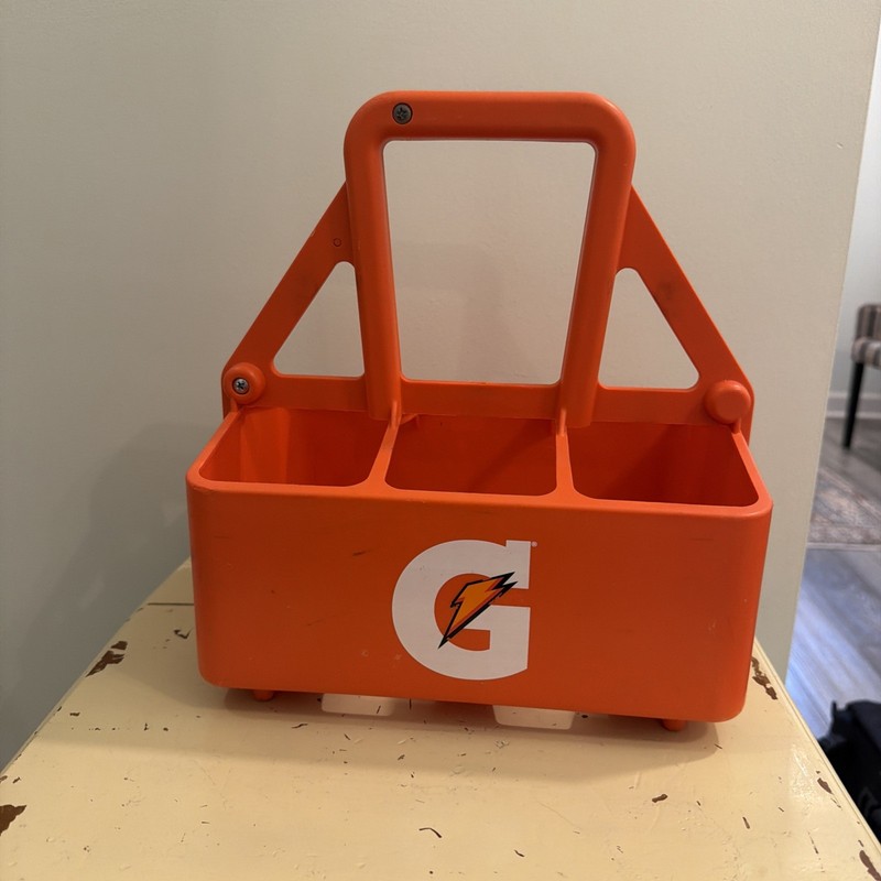 Gatorade Orange 6 Pack Water Bottle Plastic Carrier Holder Caddy