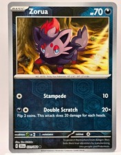 Pokemon TCG Zorua 031/064 Sv Shrouded Fable Rev Holo Cmn Eng 70HP 2024