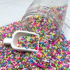 FAKE Mixed Color Polymer Clay Sprinkle Pieces Mix NOT EDIBLE D11-36