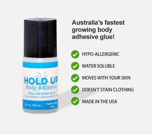 Hold Up Body Adhesive | Compression Stockings - Irish Sock Glue - Leotard Glue - image 2 of 2