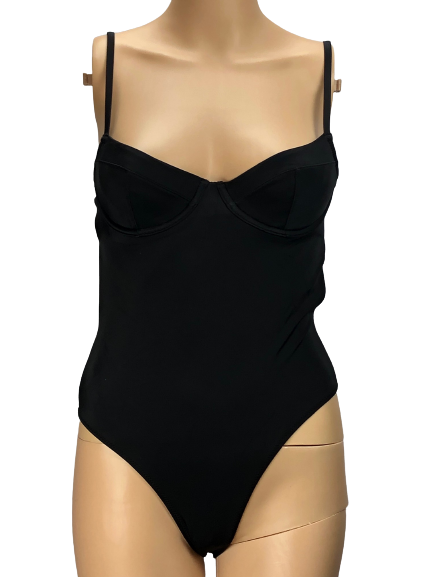 Victoria's Secret ワンピース水着 ブラック Victoria's Secret One-Piece Swimsuit Black Criss-cross Tie