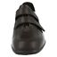 miniatuur 9 - Ladies Black or Brown EasyB Leather Rip Tape Shoes Fitting 2E-4E : Chantelle 2