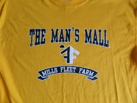 Fleet Farmthe Man's Mall Mens Medium Yellow T-shirt Fleet Farmthe Man's Mall Mens Medium Yellow T-shirt
