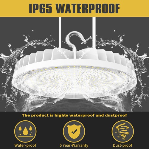 8Pack Garage Warehouse UFO High Bay Light (Eqv.1000W MH/HPS) 240W LED Shop Light - Picture 6 of 11