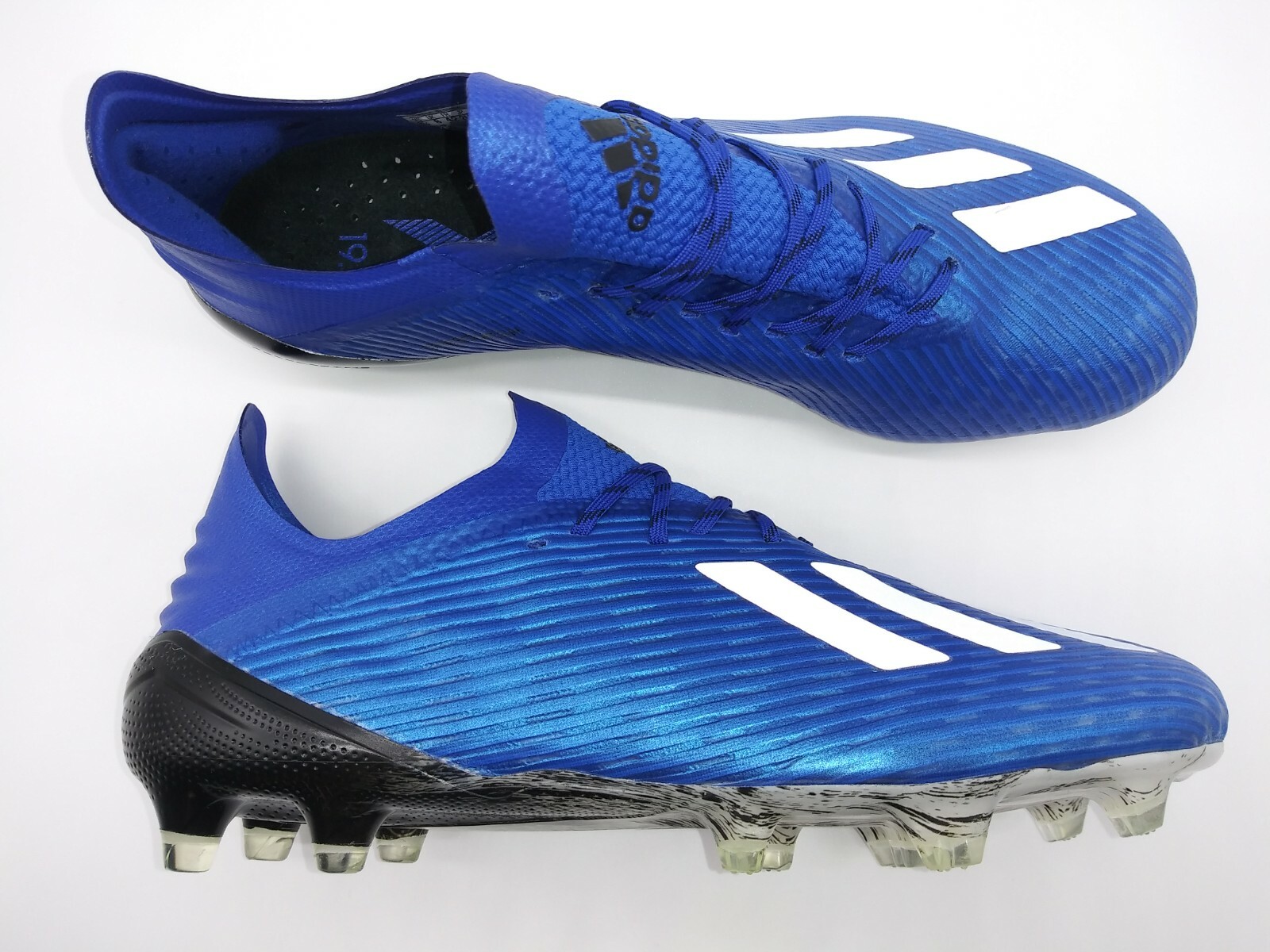 Adidas Mens Rare X 19.1 FG EG7126 Blue White Soccer Cleats | eBay