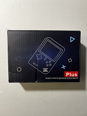 Game Box Plus- Hand Held Game System, Rechargeable Battery, BLUE 400 Games