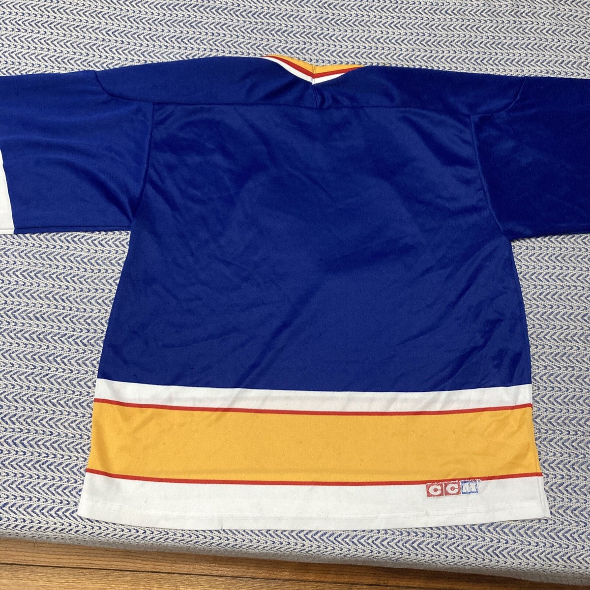 NHL BLUES HOCKEY ピステ プルオーバー CCM 古着 NHL BLUES HOCKEY ピステ プルオーバー CCM 古着｜Yahoo!フリマ