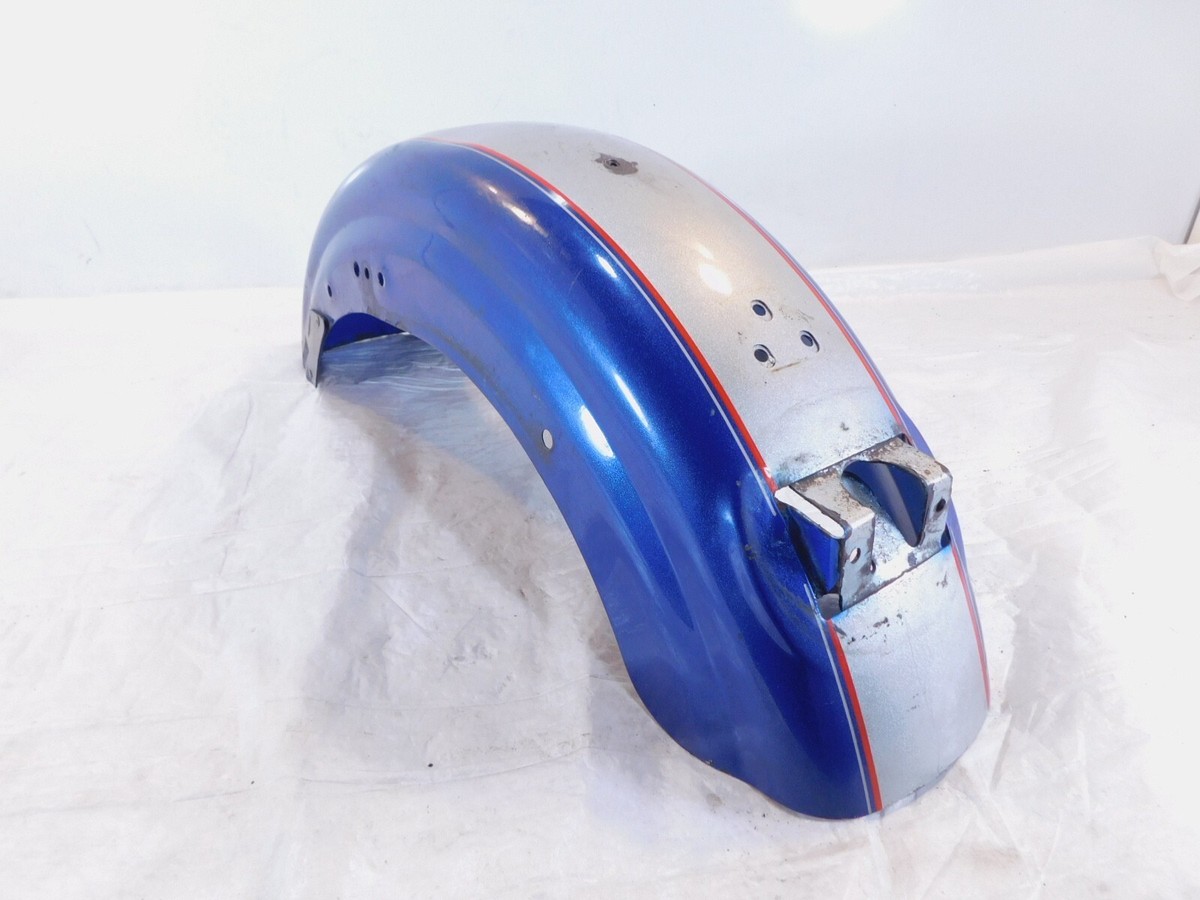 1981-1993 Harley Davidson Sportster 883 1100 1200 Silver Blue Rear
