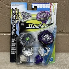 Beyblade Burst Turbo SlingShock - Tornado-X Yegdrion Y4 & Morrigna M4 Dual Pack