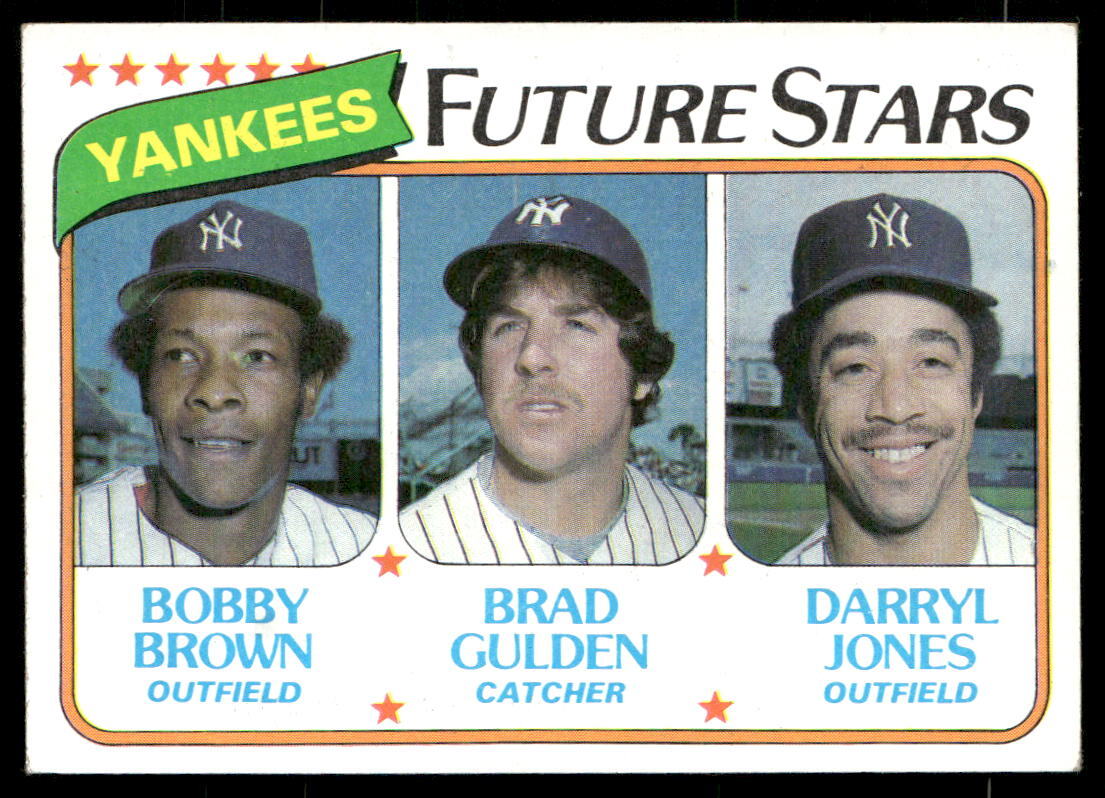 Yankees Future Stars (Bobby Brown / Brad Gulden / Darryl Jones) 1980 Topps #670