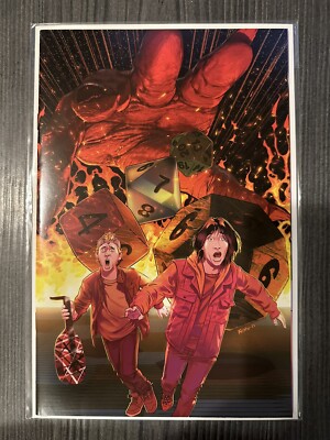 Bill & Ted Roll The Dice #1 Virgin Art Variant Cover D (2022) Opus.