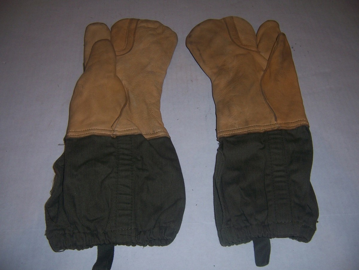 Military Shooters Hunting Gloves, Cold Weather Leather Trigger