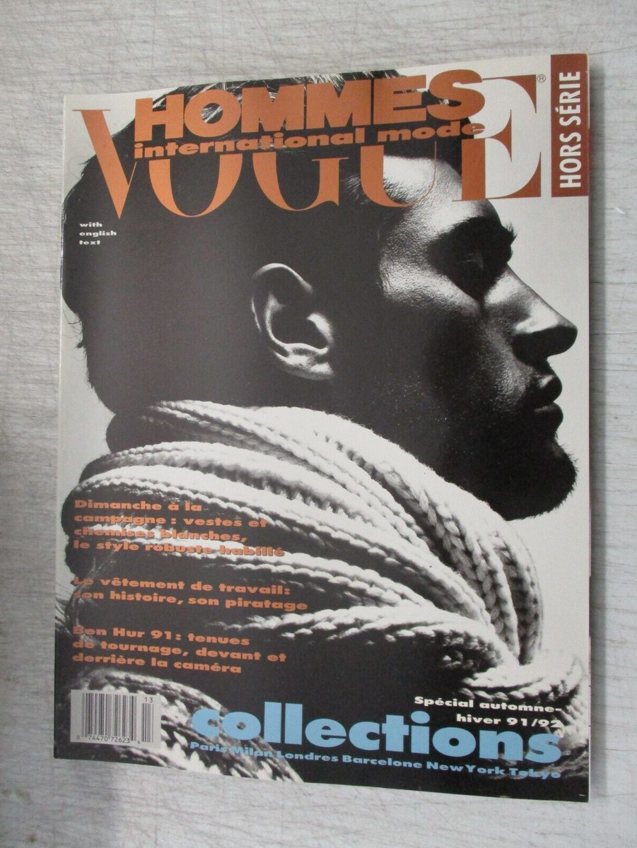 VOGUE HOMMES INTERNATIONAL MODE FRENCH FASHION MAGAZINE #14 1991