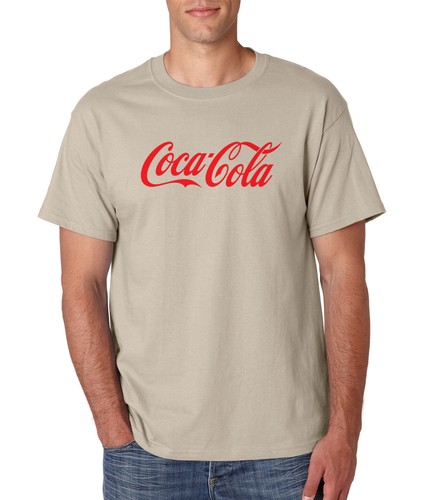 Camiseta de algodón con logotipo de Coca Cola impresa en pantalla en S-6XL - Imagen 12 de 14