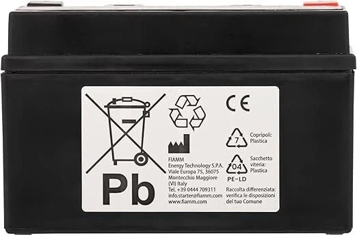 BATTERIA MOTO AGM FIAMM EASY RIDER FTZ10S-12B BS 12V 8,6 AH  = YUASA YTZ10S-BS  - Immagine 4 di 4